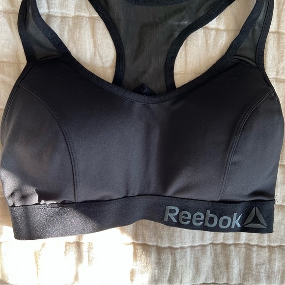 Reebok Black Padded Racerback Sports Bra Size Small - Picture 5 of 9